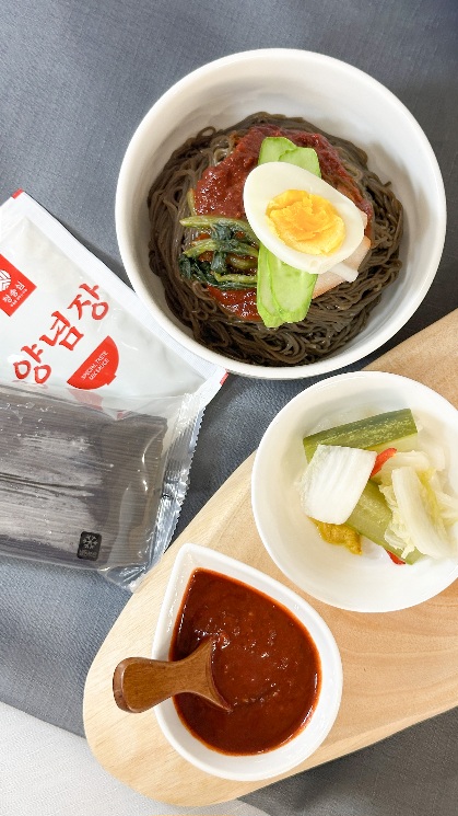 정말 맛있는 *청송심* 물/물비빔 칡냉면(면2+육수2+다대기양념1)-[6월4일 목요일 수령]